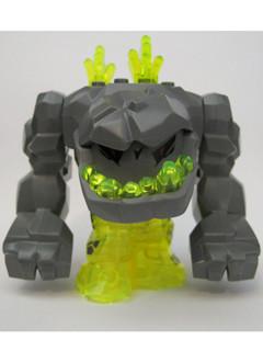LEGO Minifigure-Rock Monster Large: Geolix (Trans-Neon Green)-Power Miners-PM015-Creative Brick Builders